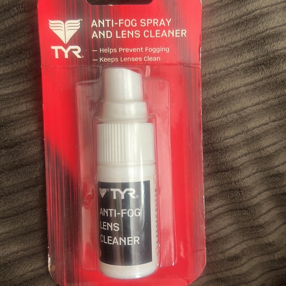 TYR swim googles Velocity Metallized racing navy blue adult and anti fog spray - Picture 4 of 5